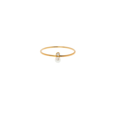 Elegant Pearl Ring - 
