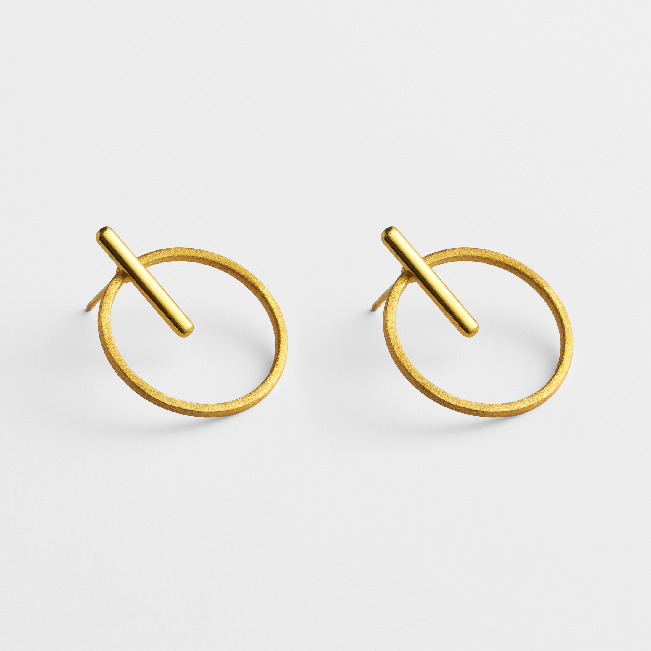 Switch Gold Earrings - 