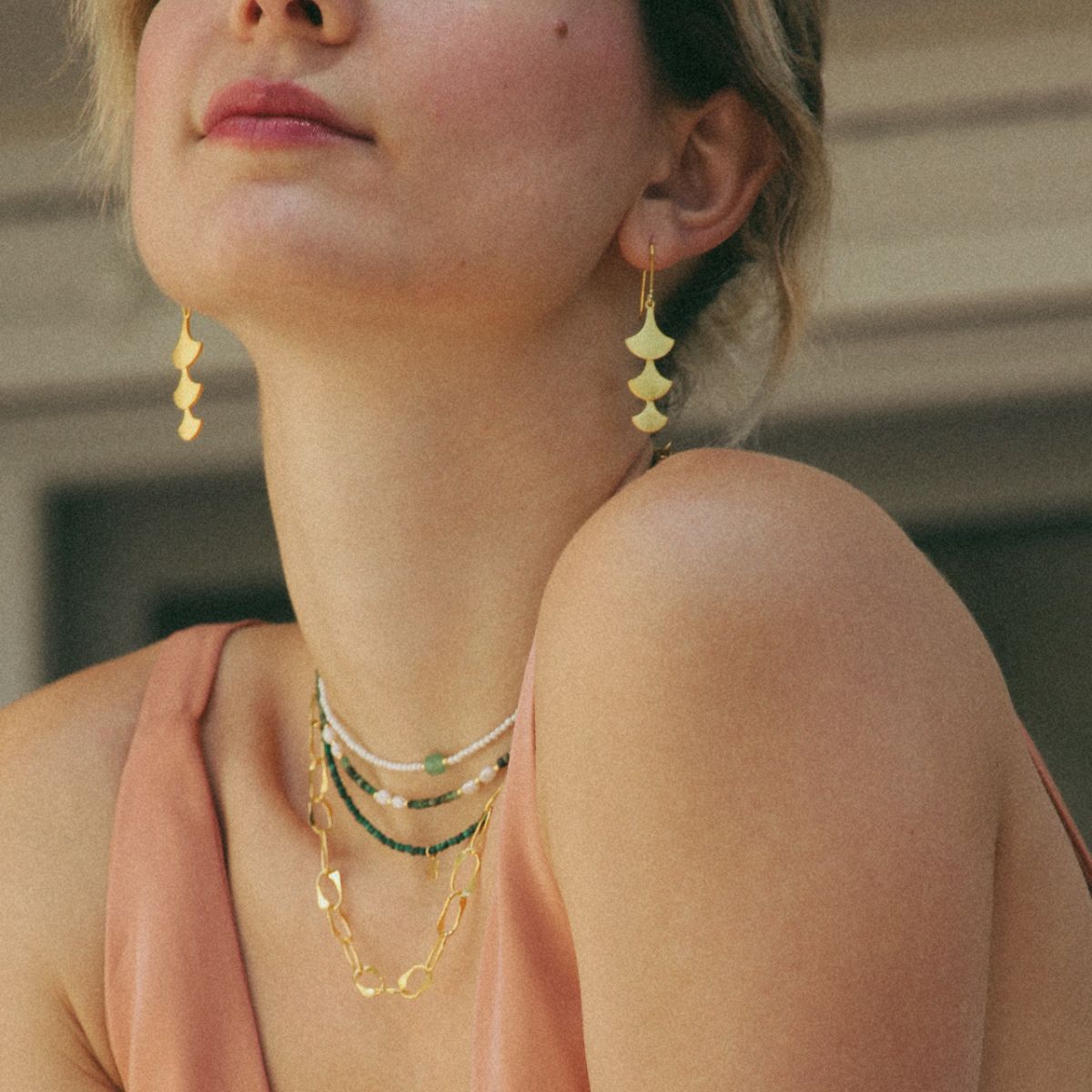 Vela Earrings Gold - 
