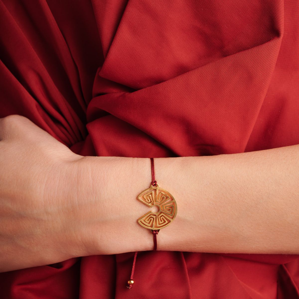 Meander Bracelet - Gold - 